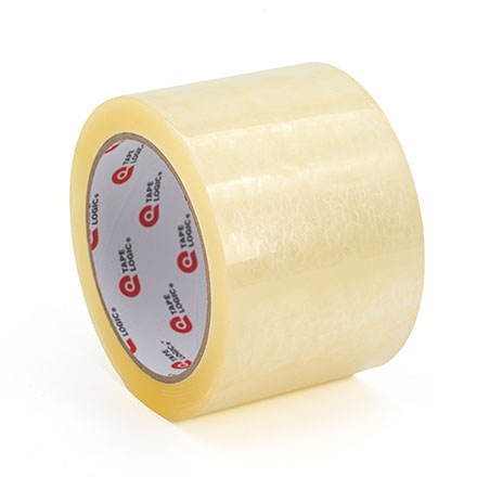 3" x 55 yds. Clear TAPE LOGIC<span class='afterCapital'><span class='rtm'>®</span></span> #1000 Hot Melt Tape