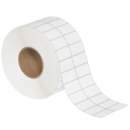 1 <span class='fraction'>1/2</span>  x 1/2" 2-Up White Thermal Transfer Labels